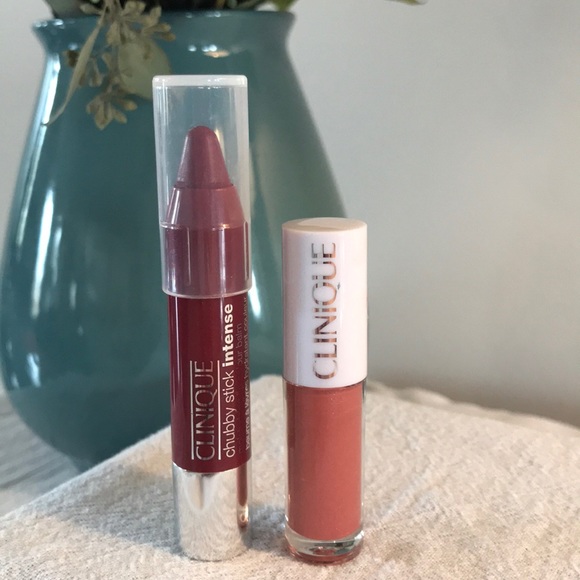 Clinique Other - {NWOB}Clinique lip gloss & chubby stick bundle💋